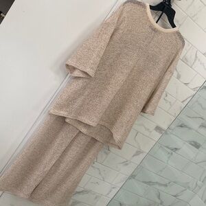 ZARA shimmer cover up set